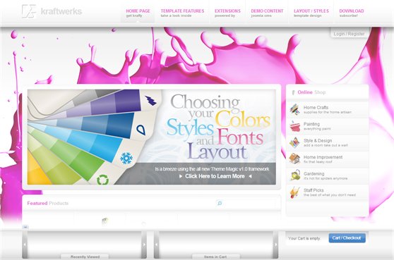 Kraftwerks - January 2010 JoomlaXTC Template