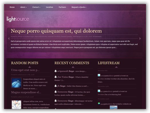 LightSource - Premium Wordpress Theme LightSource - Premium Wordpress Theme