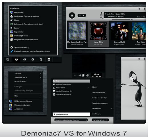 Demoniac 7 Visual Style para Windows 7 Demoniac 7 Visual Style para Windows 7