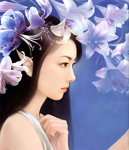elfe-fleurs-fond-bleu-river