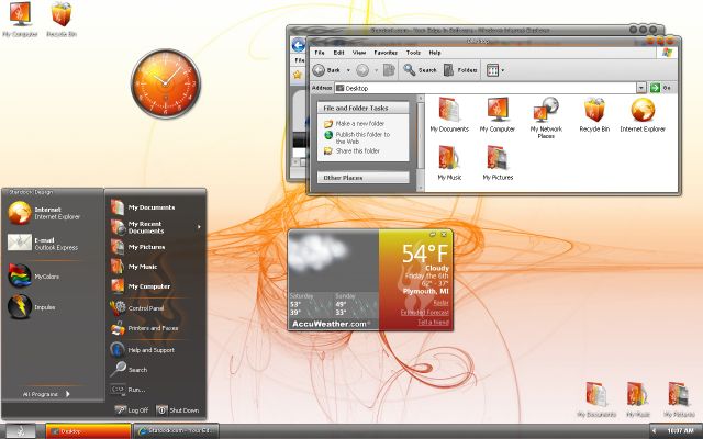 WindowBlinds Skin Fire (Suite) en XP WindowBlinds Skin Fire (Suite) en XP