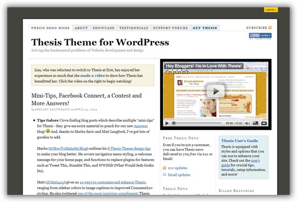 Thesis 1.4.2 - Premium WordPress Theme
